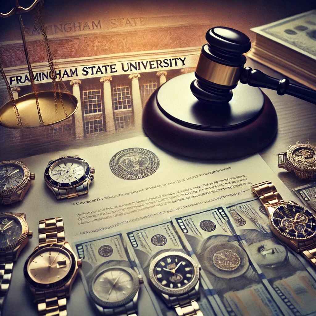 Former Framingham State Campus Police Officer Sentenced for Counterfeit Watch Trafficking Scheme