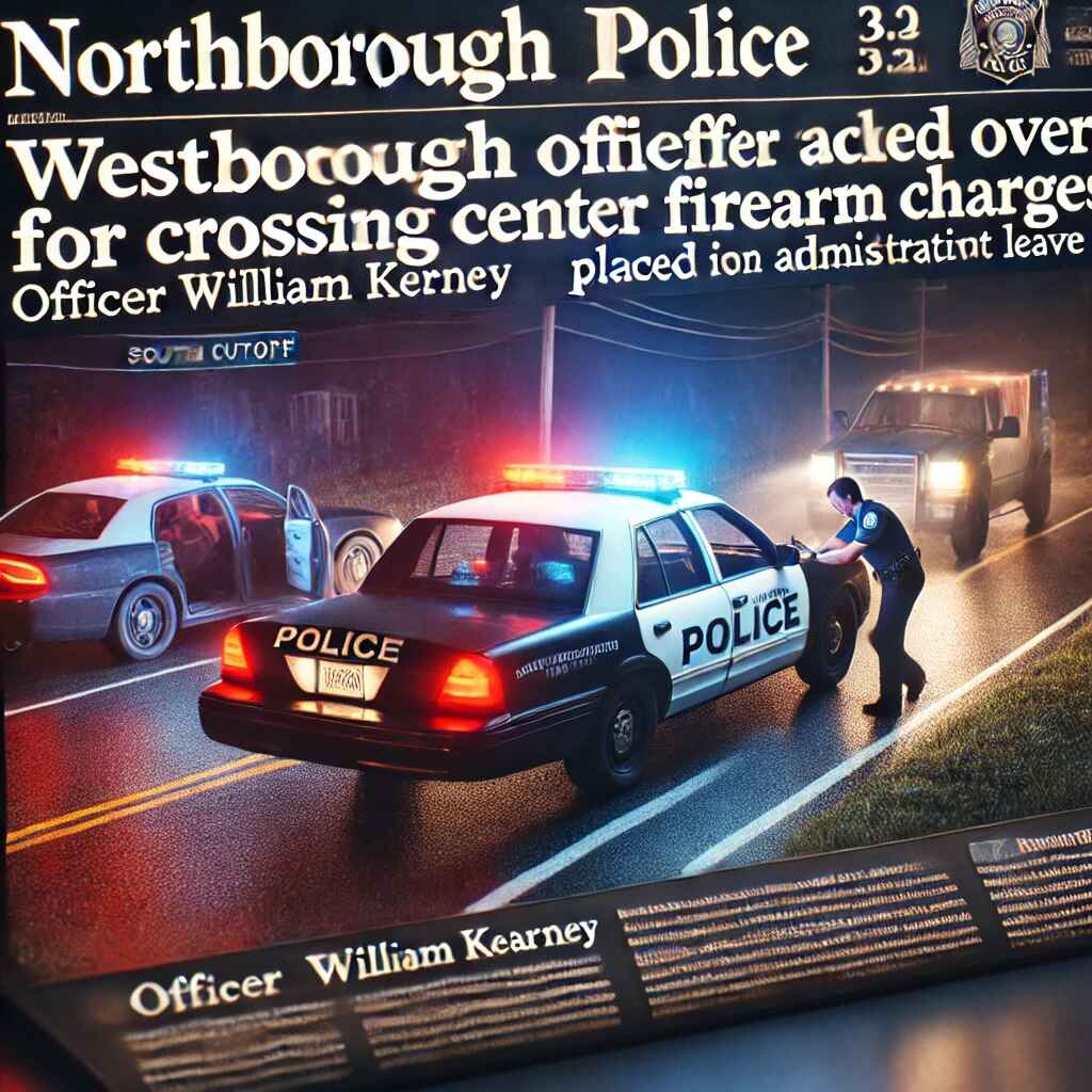 Westborough Police Officer Charged with OUI and Firearm Offense, Placed on Administrative Leave