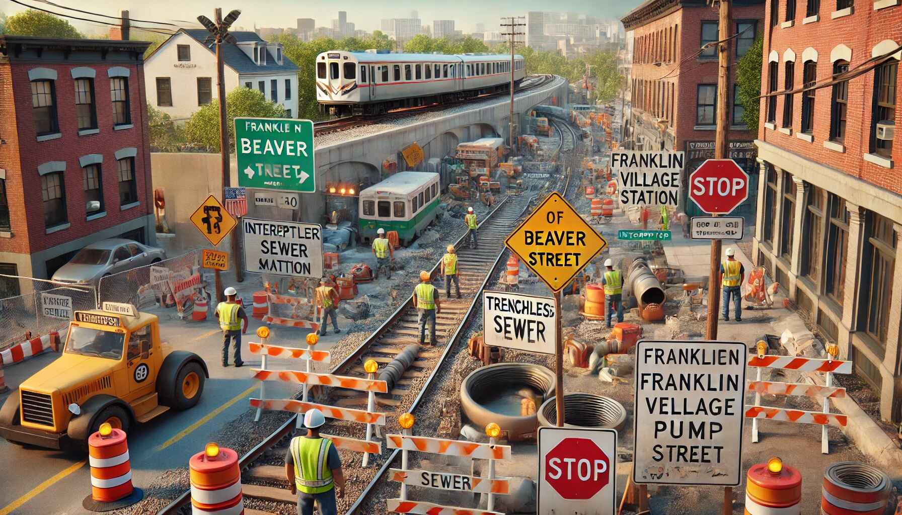 Daytime Closures on Franklin’s Grove Street for Beaver Street Interceptor Upgrades This Week