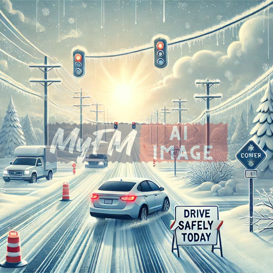 Travel Caution Urged as Icy Conditions Persist and Power Outages Linger Amid MLK Day Closures