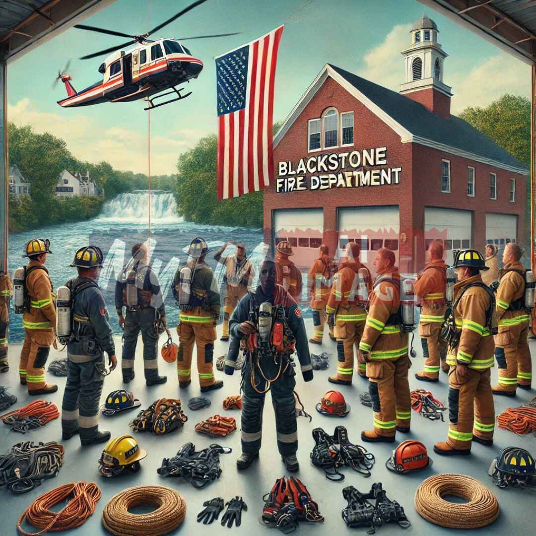 Blackstone Fire Department Secures $15,000 Grant for Swift Water Rescue Gear