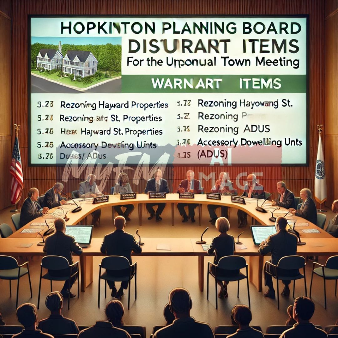 Hopkinton Planning Board Finalizes Warrant Items for May 5 Town Meeting