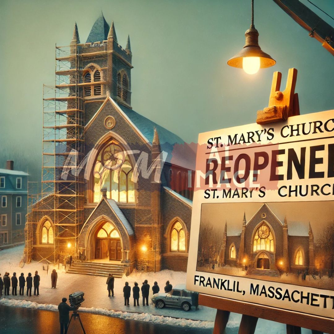 St. Mary’s Church in Franklin to Reopen Worship Space After Devastating Fire