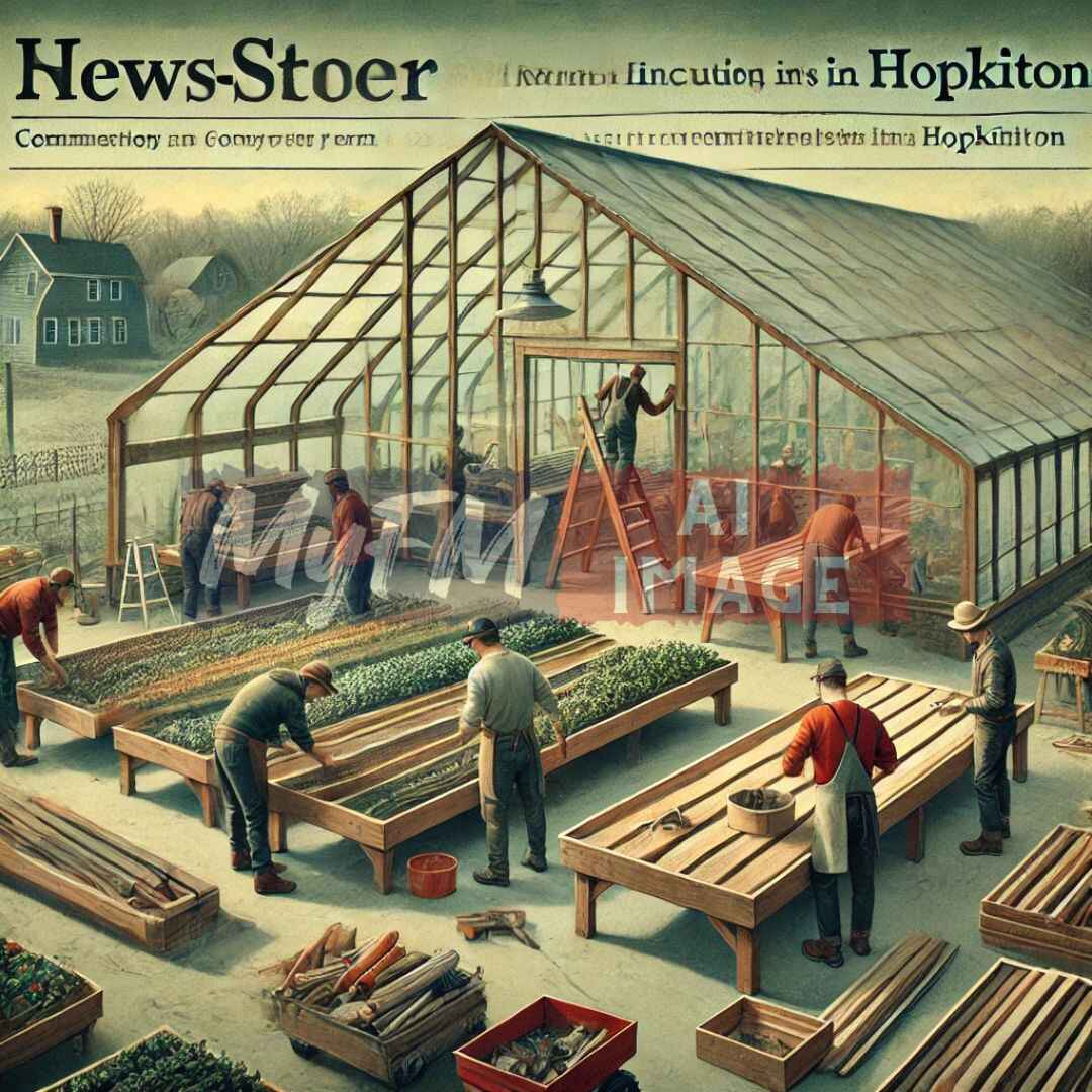 Hopkinton Community Farm Pushes Forward with Greenhouse Prep Despite Weather Challenges