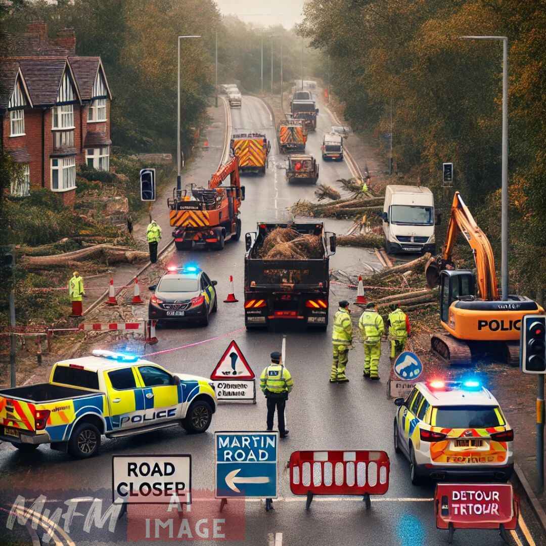 Martin Road Closed for Tree Removal in Uxbridge – Police Advise Alternate Routes