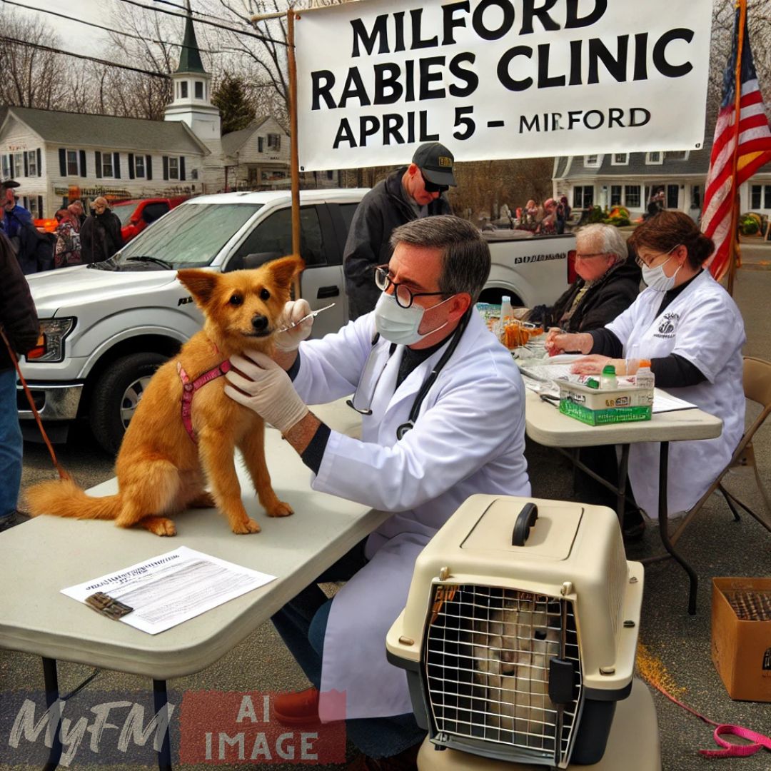 Milford Rabies Clinic Returns April 5 – Affordable Vaccinations & Dog Licensing Available