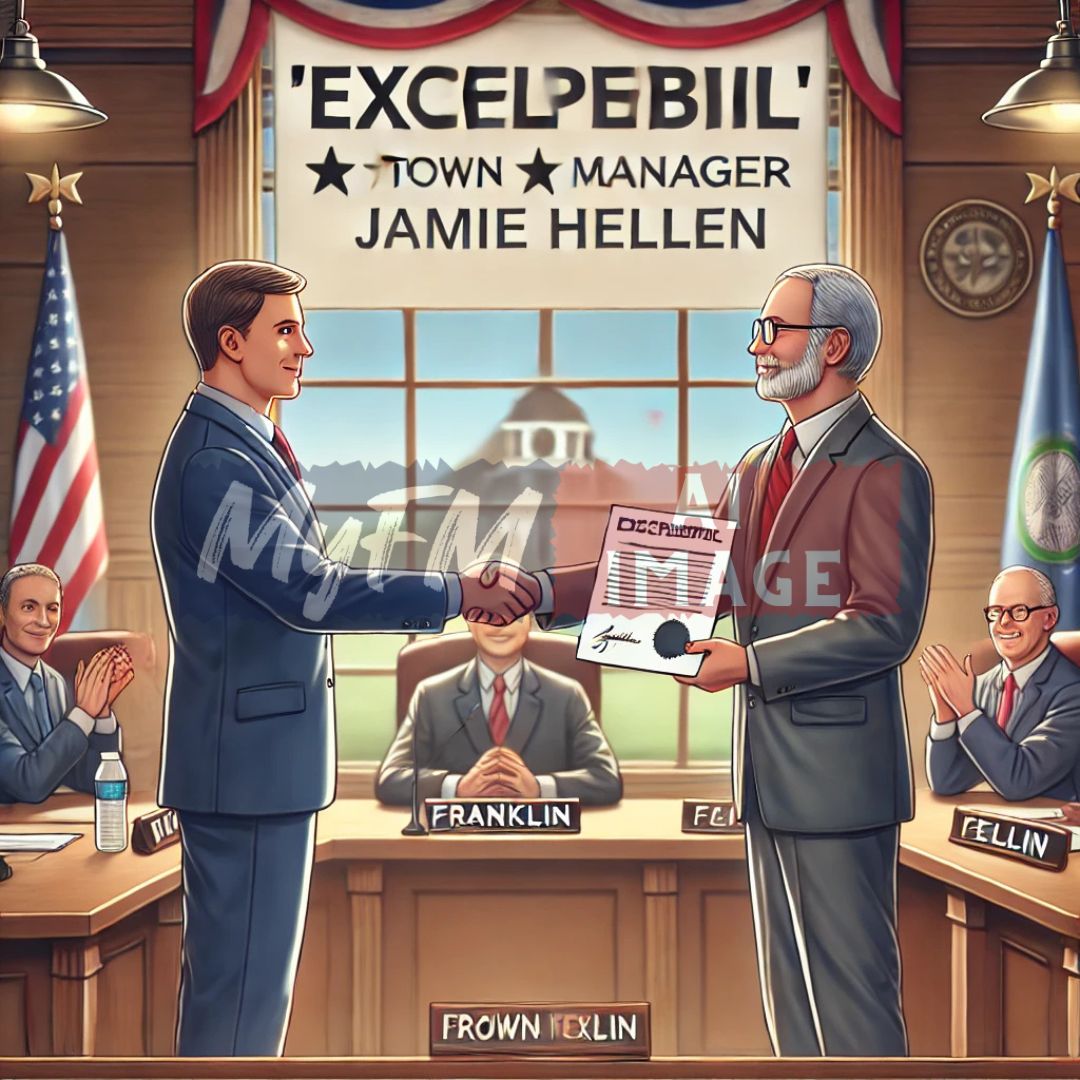 Franklin Town Manager Jamie Hellen Earns ‘Exemplary’ Review in Annual Evaluation
