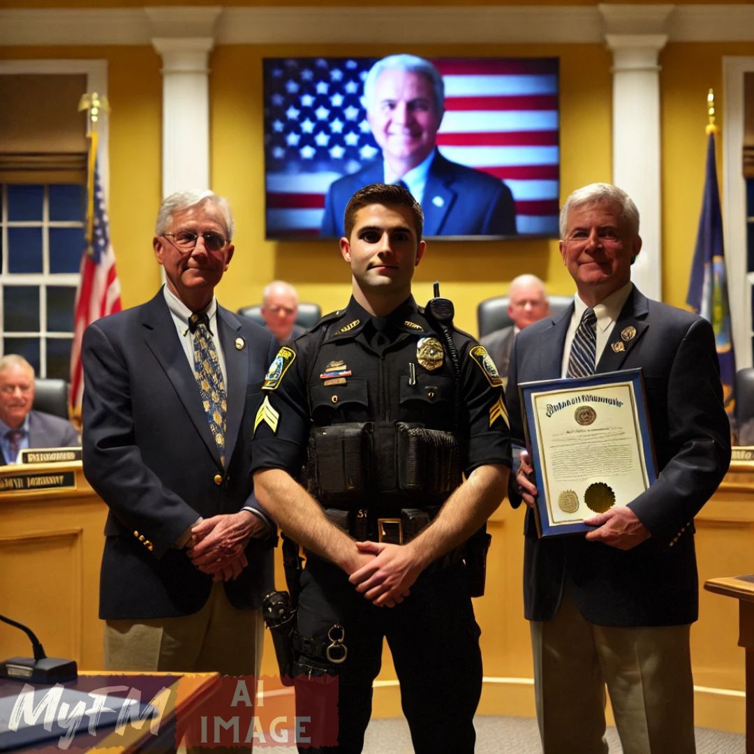 Milford Officer Jhan Wade Honored with Citations for Excellence in Policing and Community Impact