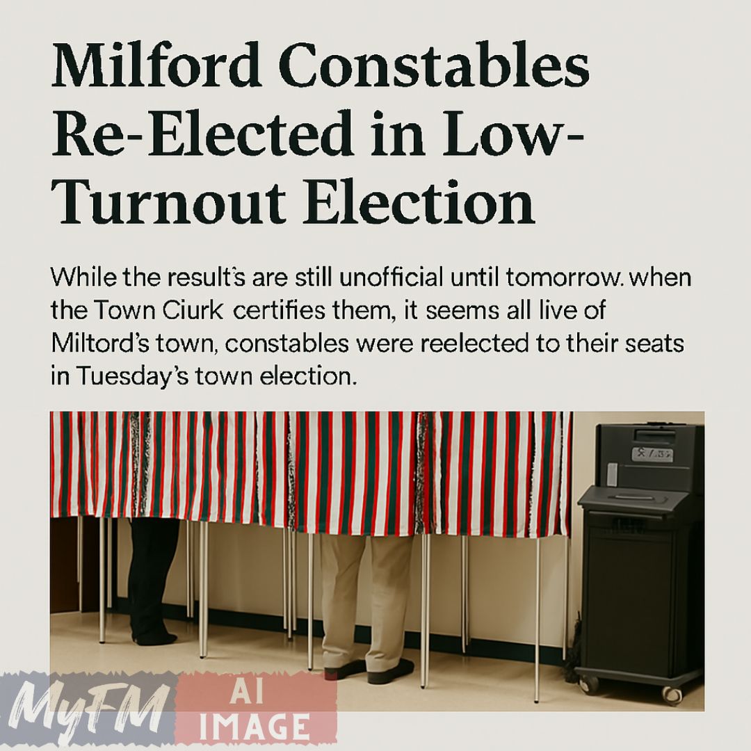 Milford Constables Likely Re-Elected Amid Low Turnout