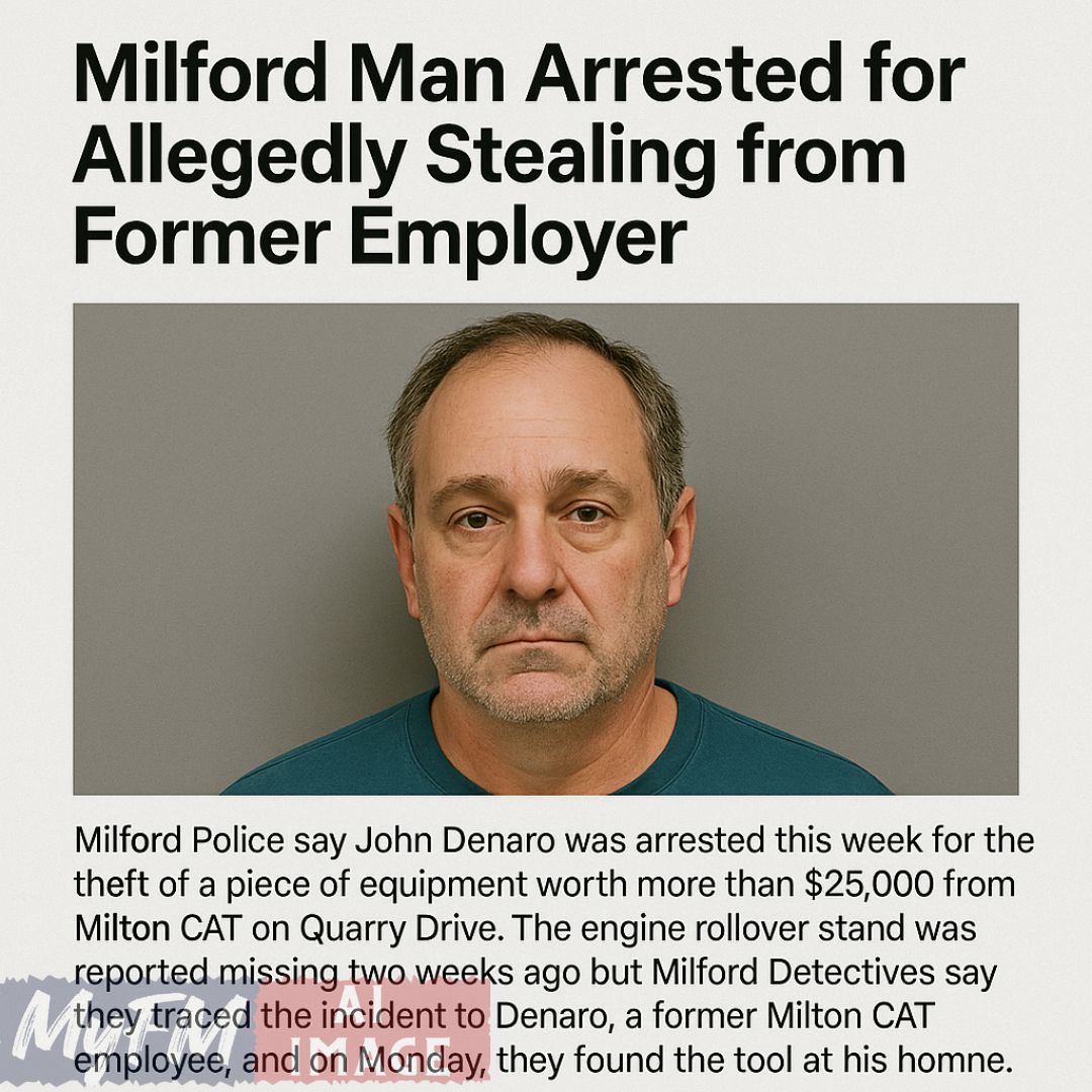 Former Milton CAT Employee Arrested in $25K Equipment Theft