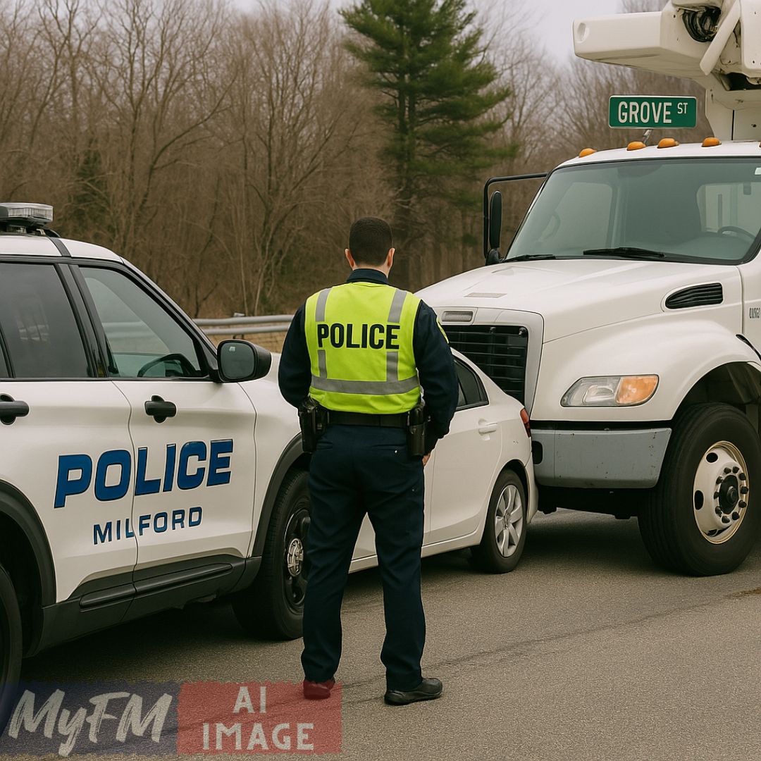 Milford Man Dies After Being Pinned Between Car and Truck in Grove Street Accident