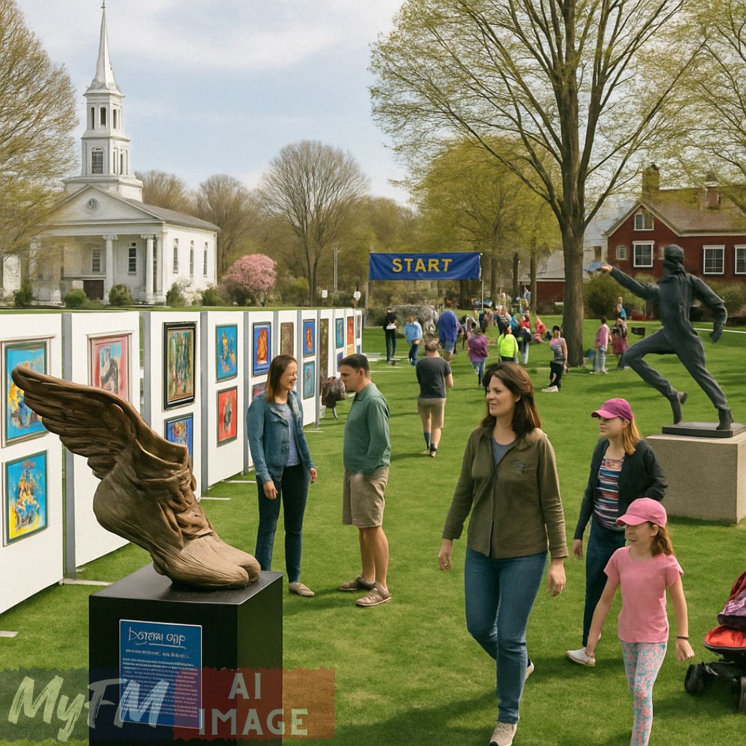 Hopkinton Gears Up for Marathon Monday with Art, Events, and Community Spirit