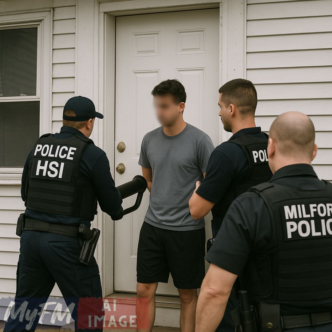 Milford Man Arrested After Police Use Battering Ram During Immigration Warrant Attempt