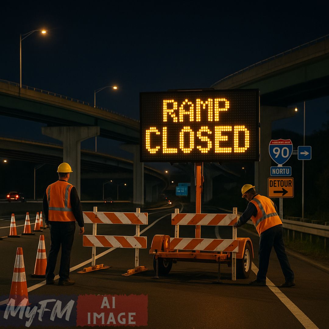 Overnight Closures at I-495/Mass Pike Interchange to Cause Detours in Hopkinton This Week
