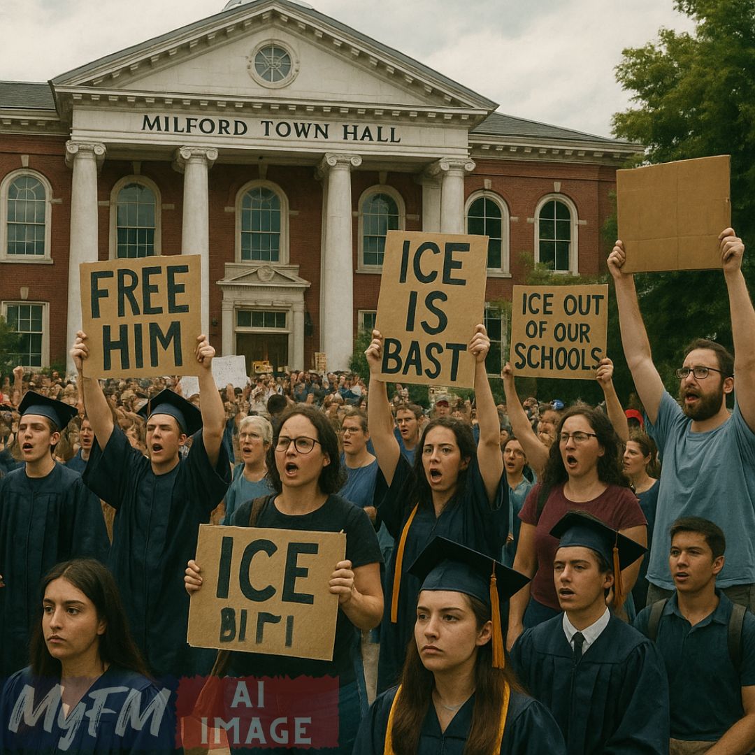 Outcry at Milford Town Hall: Student Detainment by ICE Sparks Community Protest