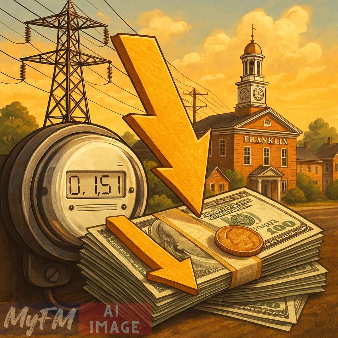 Franklin Power Users to See Relief: New Energy Contract Lowers Rates Through 2028