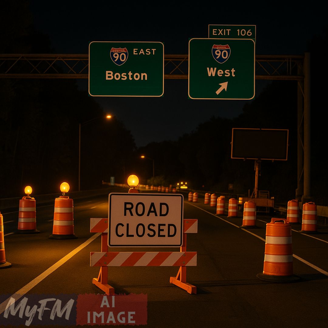 Overnight Detours and Ramp Closures Continue at I-90/I-495 Interchange as MassDOT Rebuilds High-Crash Area