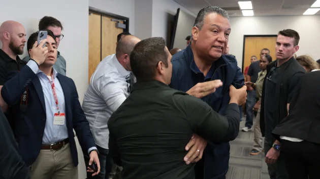 Sen. Padilla chokes up on Senate floor recounting removal from Noem press conference