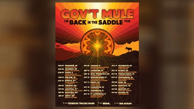 Gov’t Mule announces dates for the Back in the Saddle tour