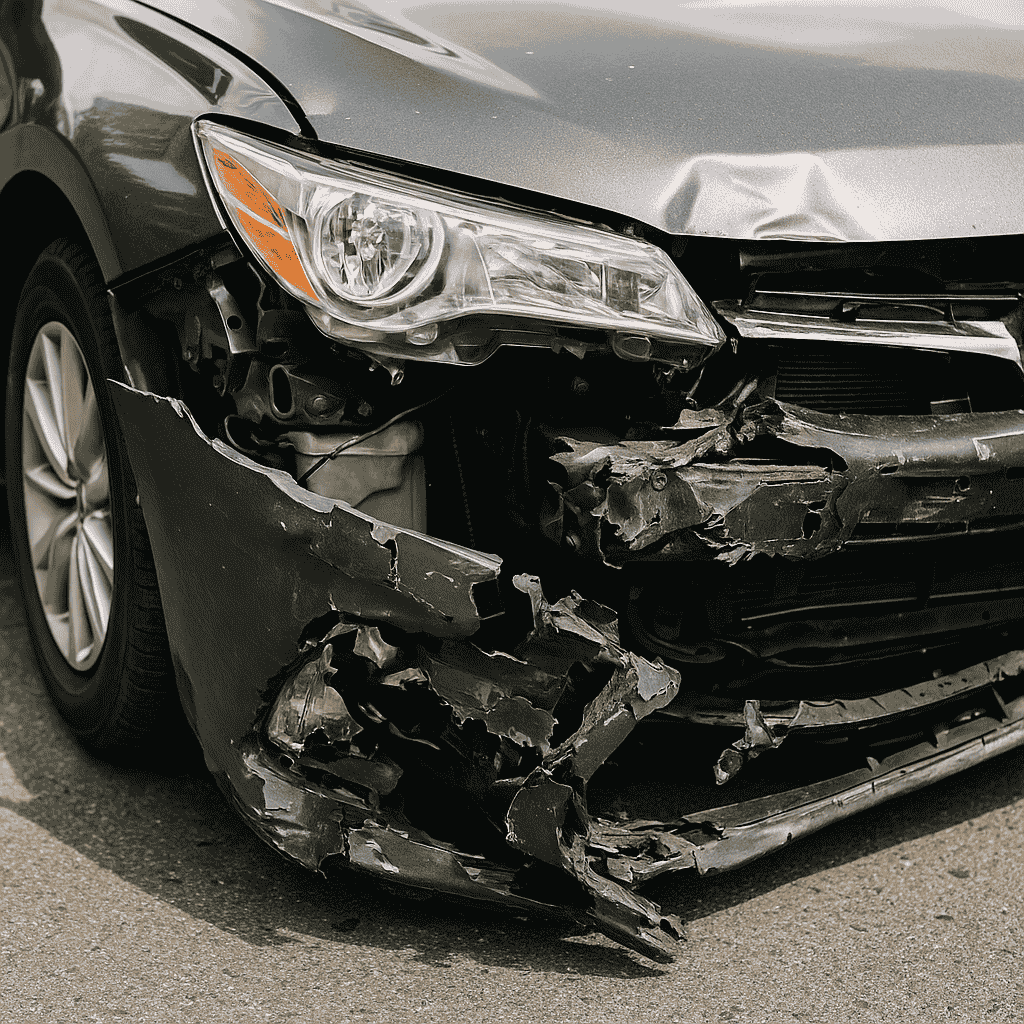 One Hospitalized After Rollover Crash Into Building in Franklin