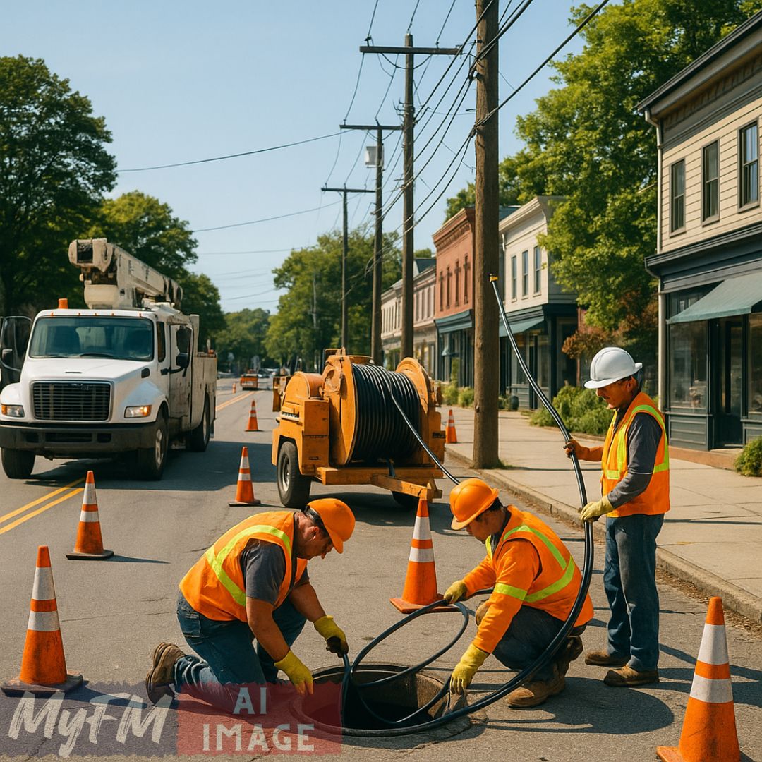 Progress Resumes on Hopkinton Main Street Corridor: Utilities Near Completion, New Fiber Optic Installations Underway