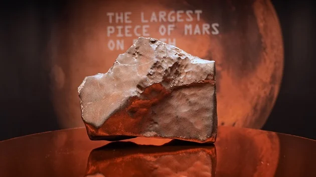 Largest Mars rock found on Earth sold for $4.3M at Sotheby’s auction