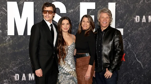 Jon Bon Jovi’s a grandad: Rocker’s son Jake and wife Millie Bobby Brown welcome first child through adoption