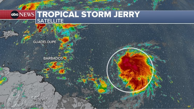 Tropical Storm Jerry forms in central Atlantic: Where it’s heading next