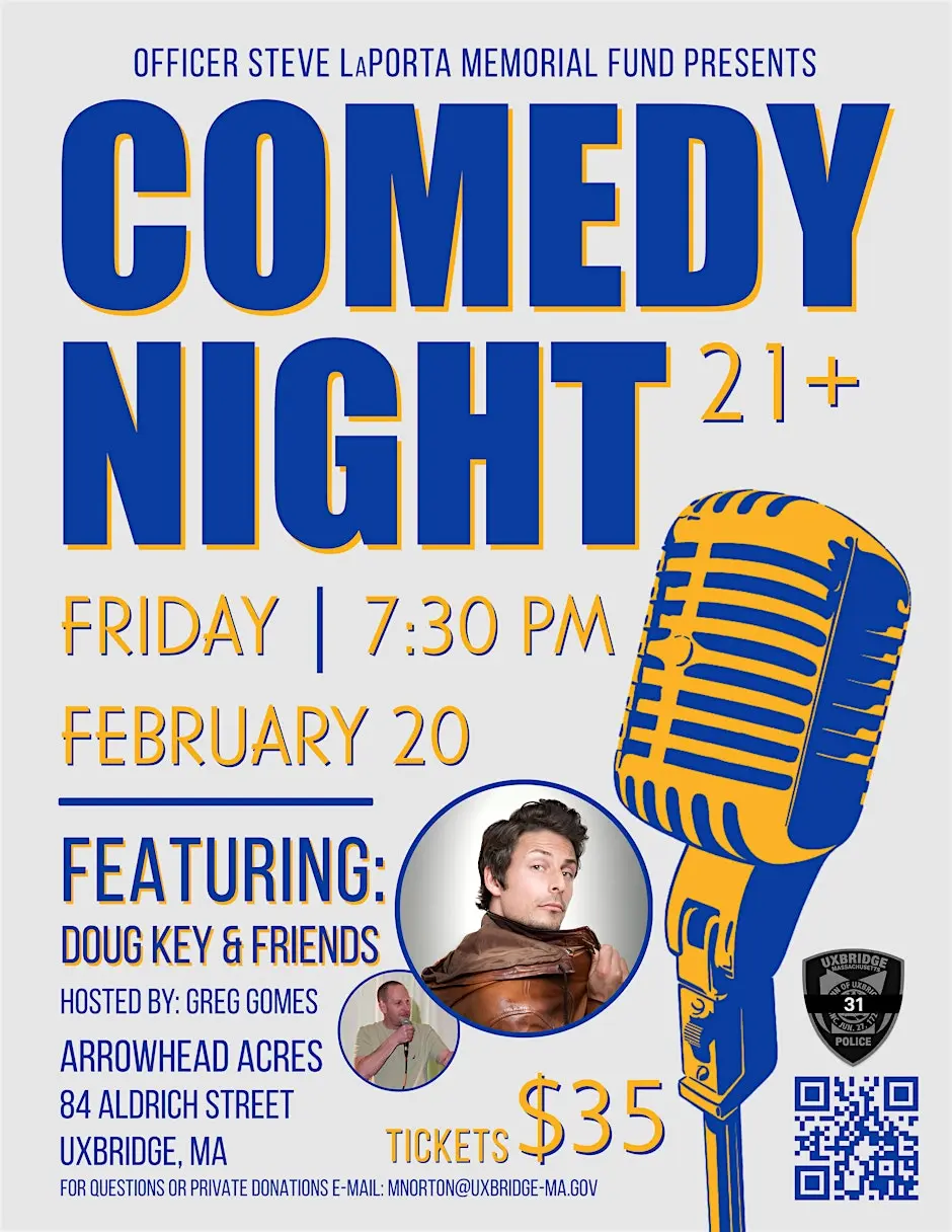 Officer Steve LaPorta Memorial Fund Hosts 21+ Comedy Night to Support Family