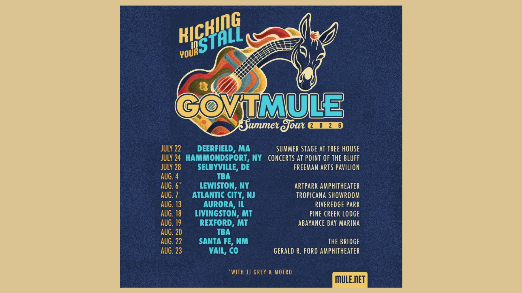 Gov’t Mule announces new summer tour dates