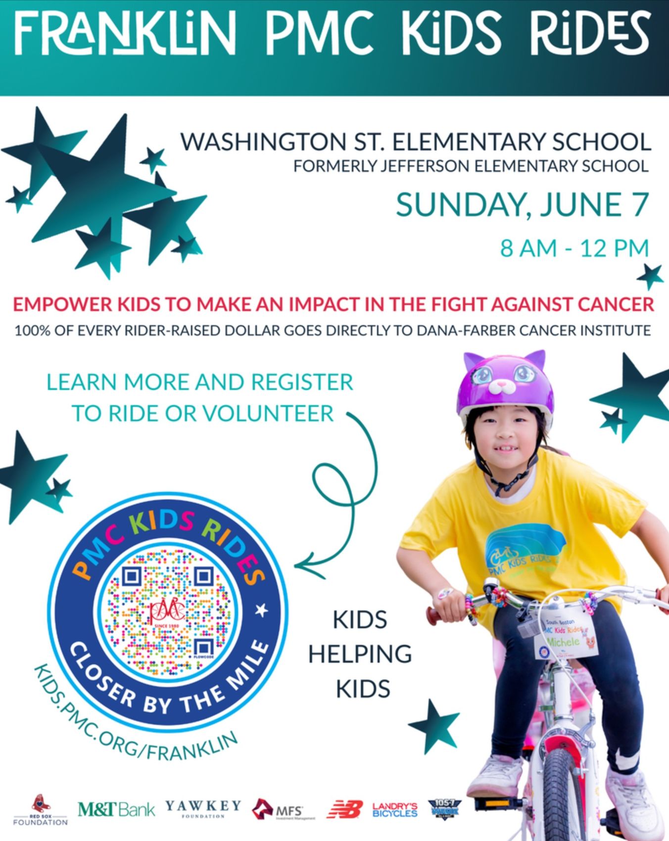 Franklin PMC Kids Ride Celebrating 20 Years of Riding to Fight Cancer