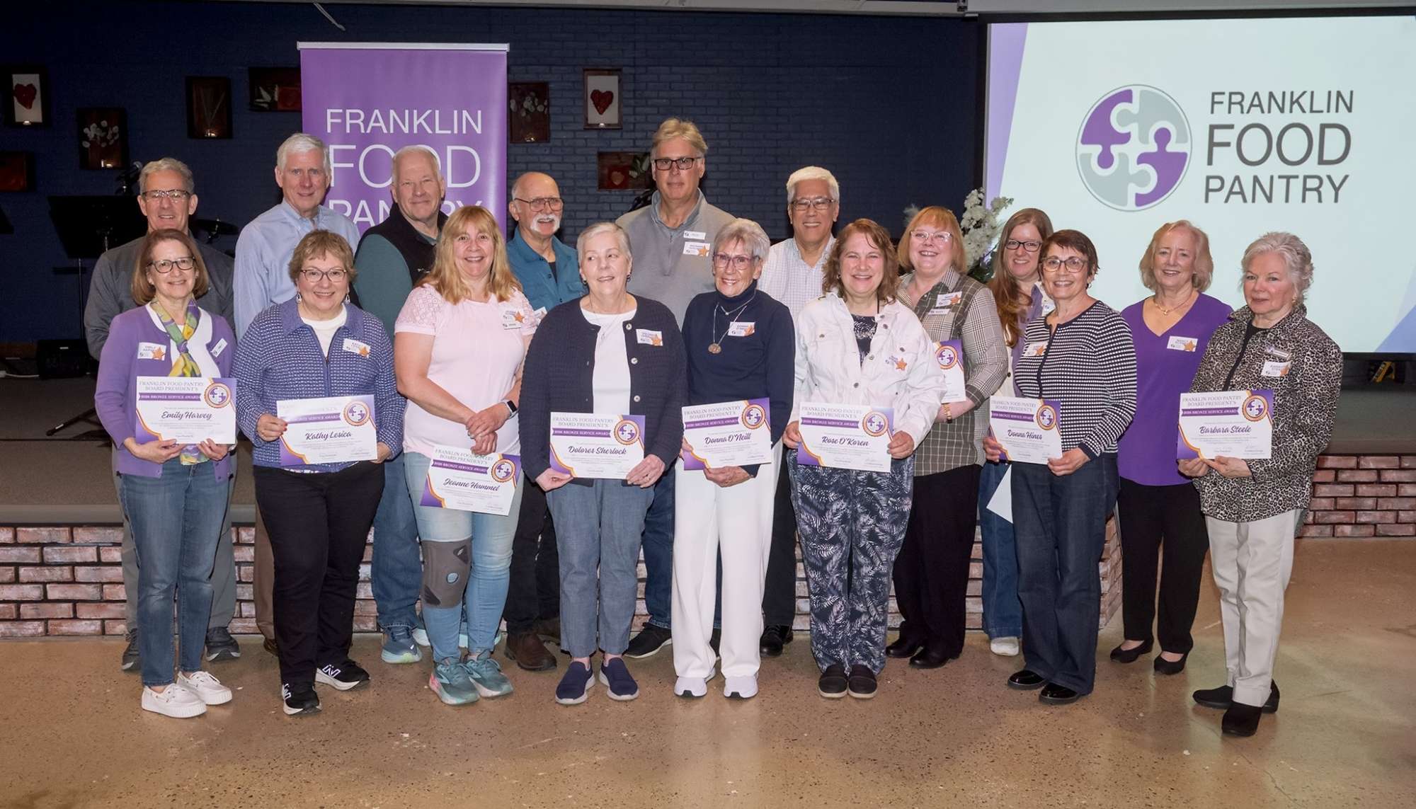 Franklin Food Pantry Celebrates Volunteers During Annual Luncheon