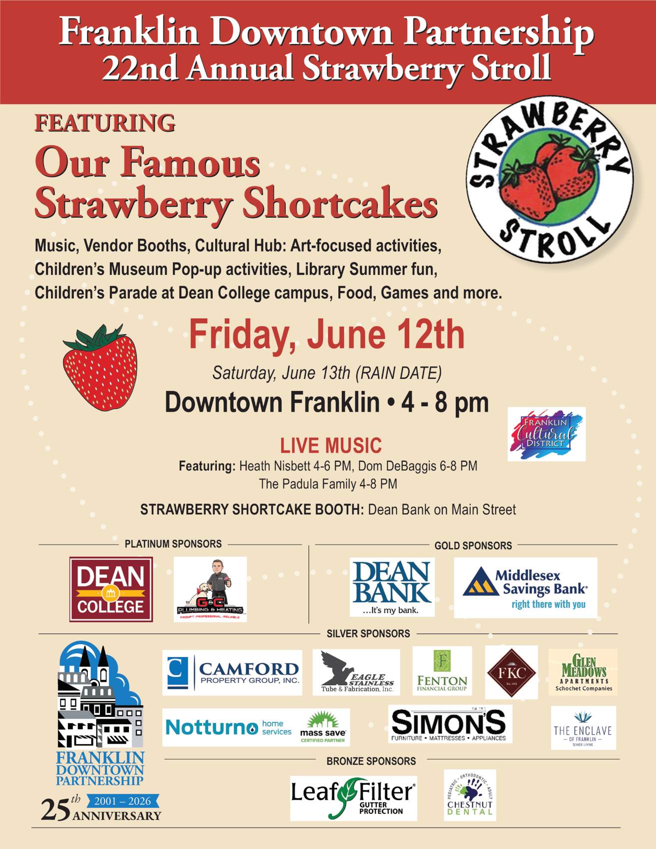 Franklin Strawberry Stroll Returns June 12 with Expanded Activities