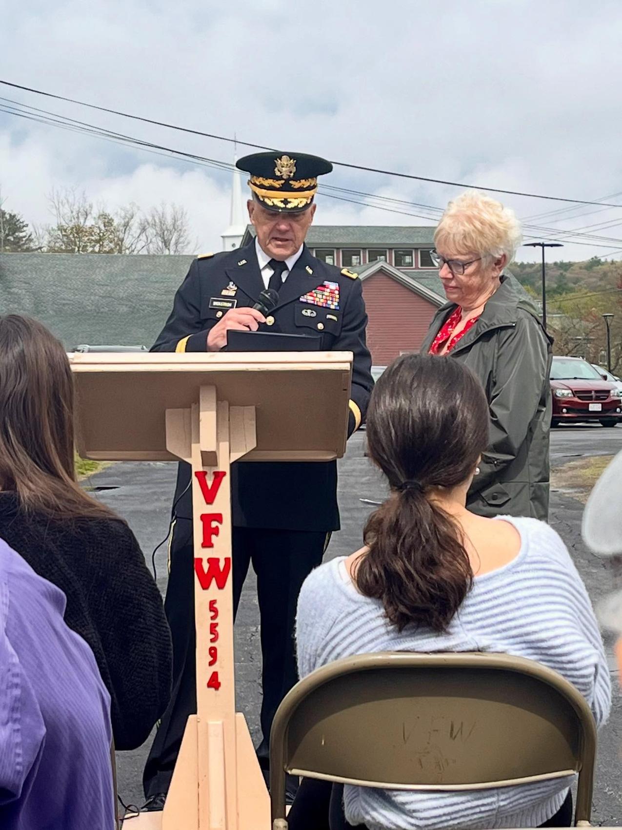 Local Veteran Honored at Upton VFW Loyalty Day