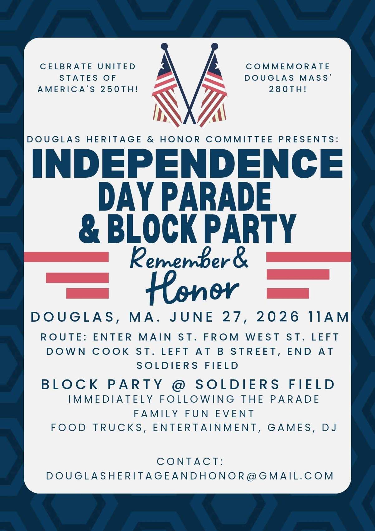 Douglas Seeks Parade Participants and Pie Contest Entries