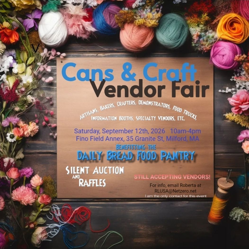 Vendors Wanted for Daily Bread Food Pantry’s Cans & Craft Vendor Fair