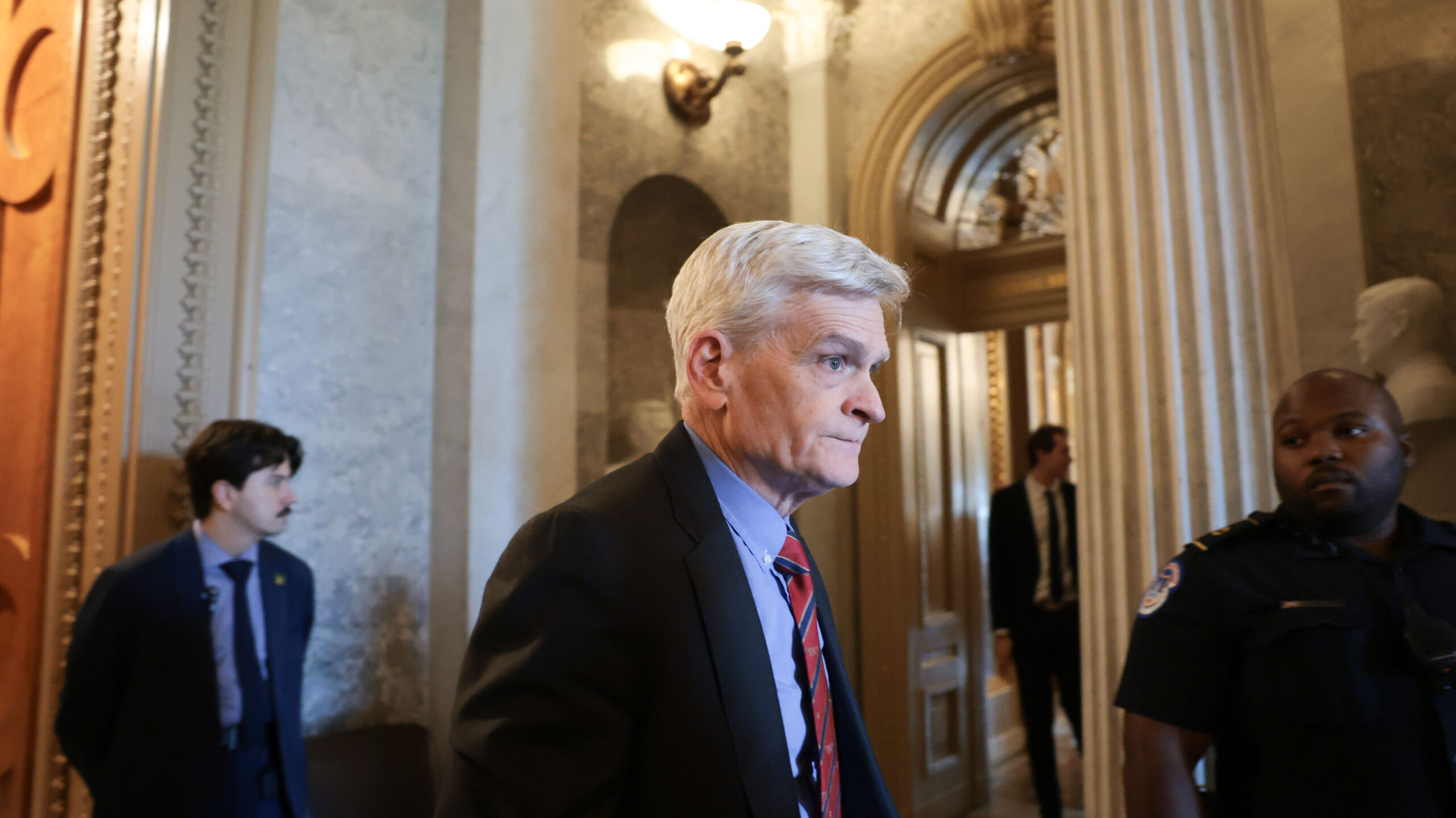 Republican Sen. Bill Cassidy, in emotional announcement, says he will vote for Todd Blanche to be attorney general
