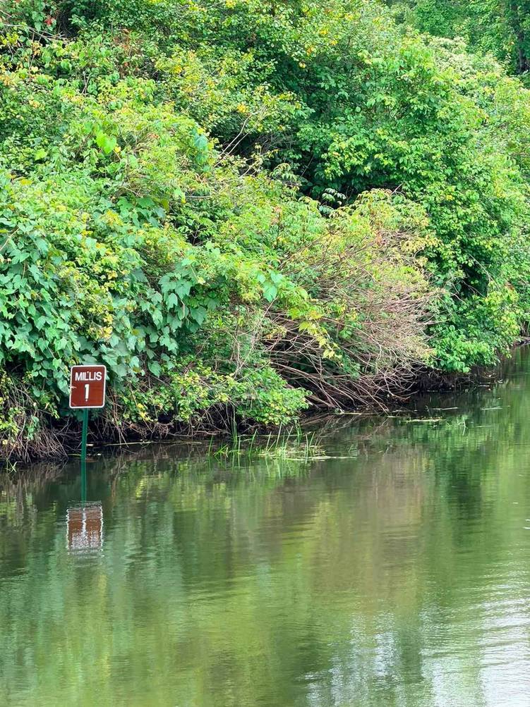 Millis Fire Department Installing New Charles River Safety Markers