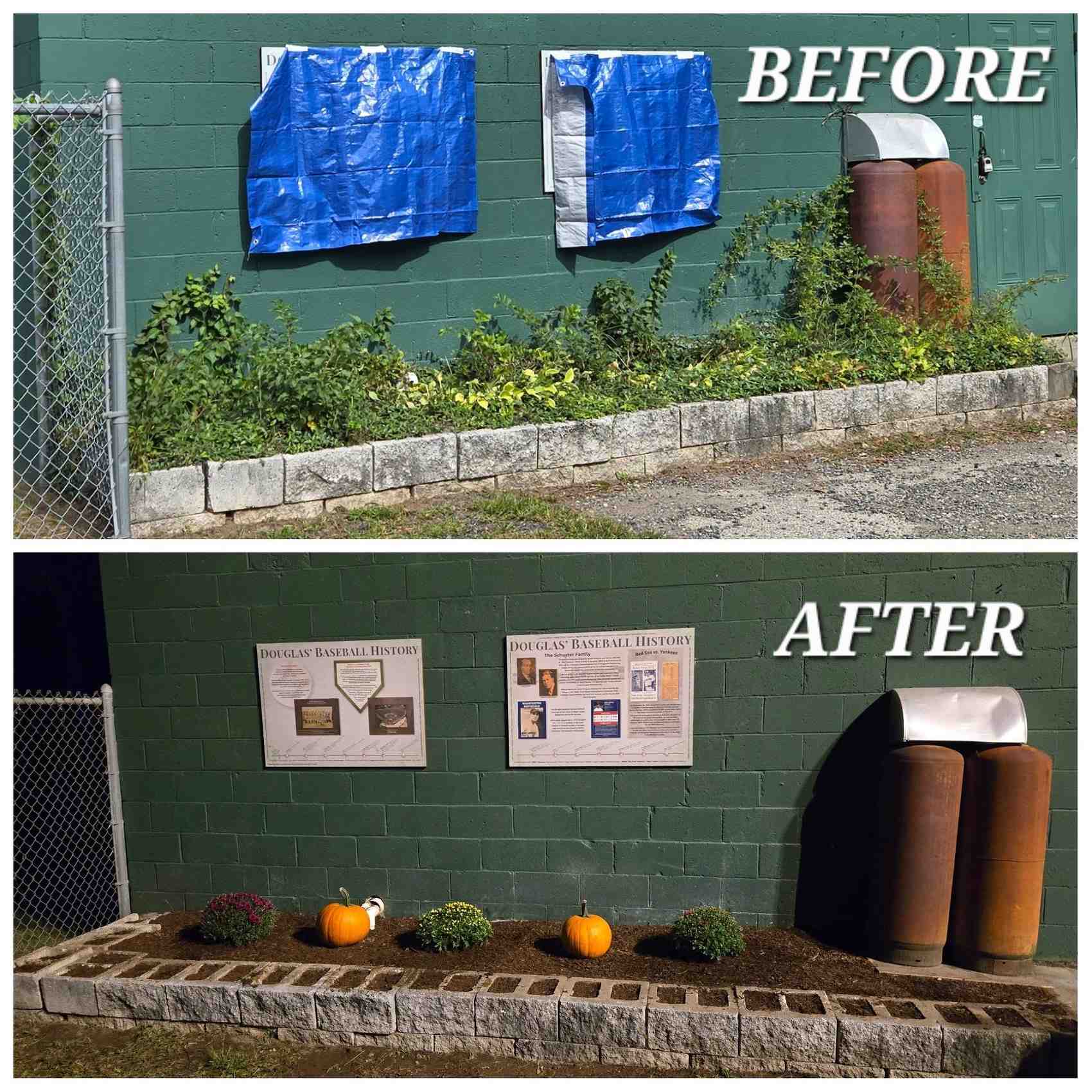 Local Business Leaders Volunteer to Revitalize Soldiers Field Garden
