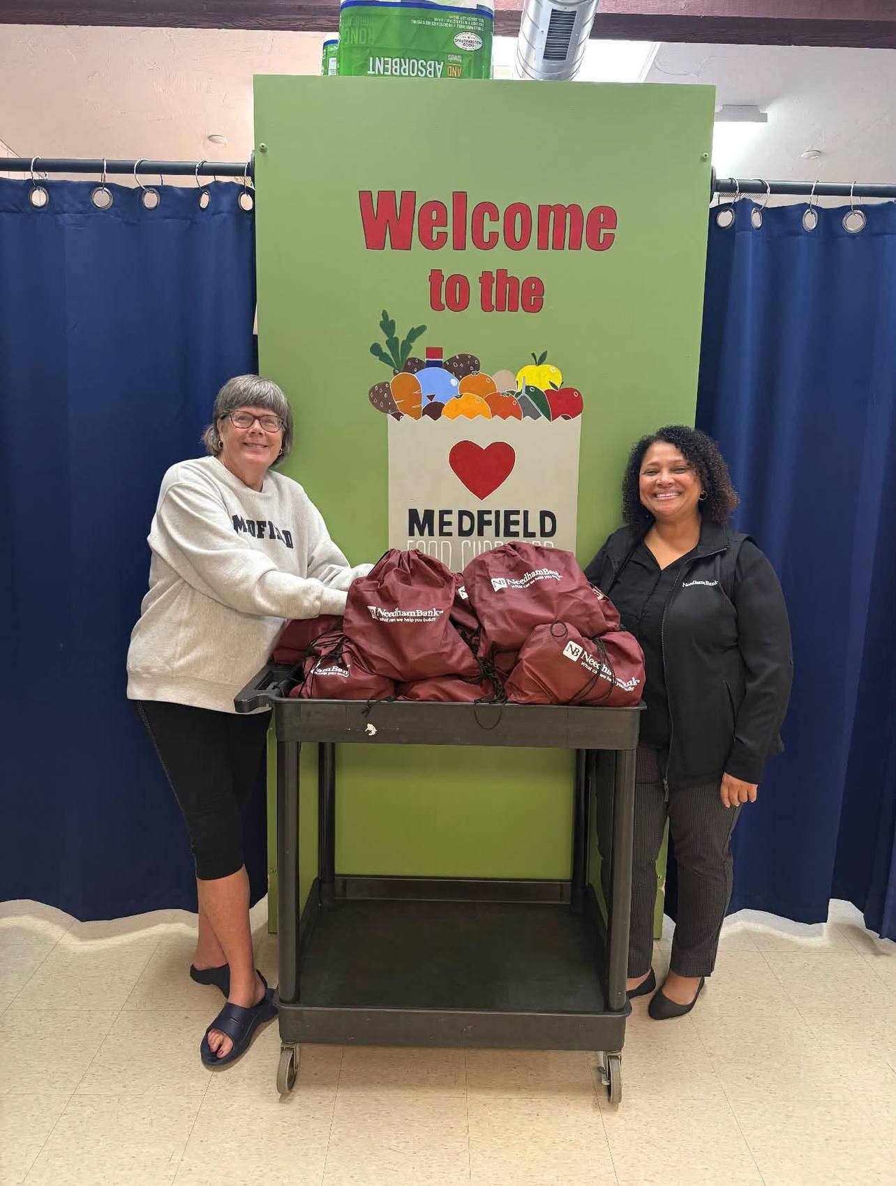 Needham Bank Donates Toiletries to Medfield Food Cupboard