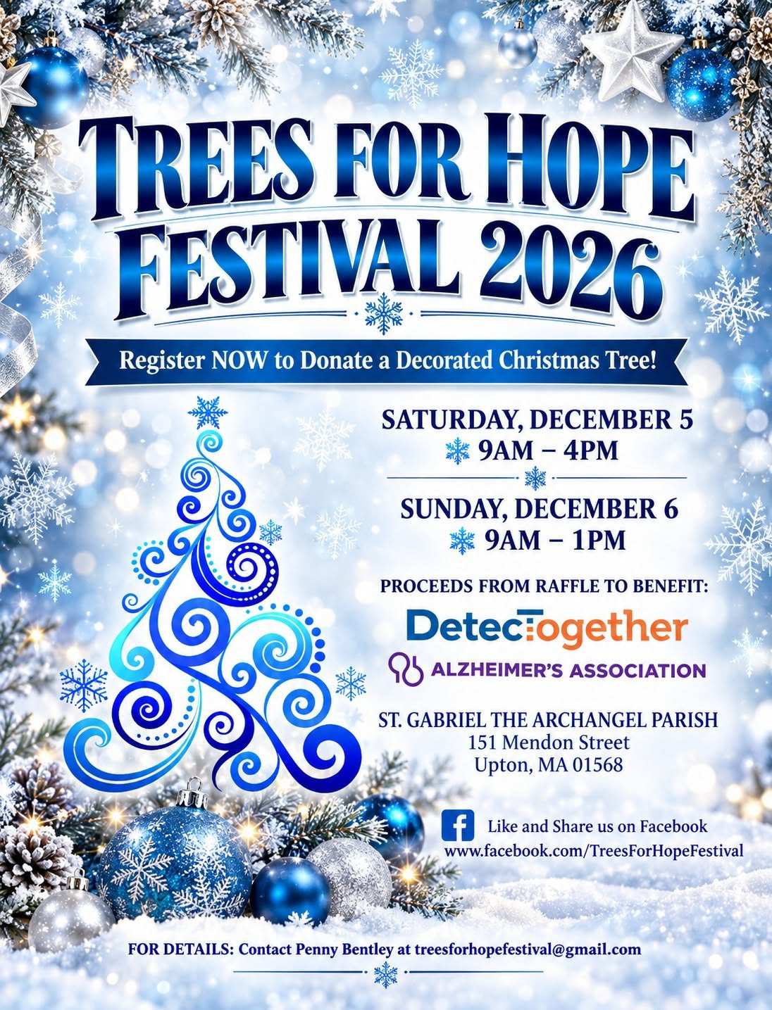 Trees for Hope Festival 2026 Registration Now Open in Upton