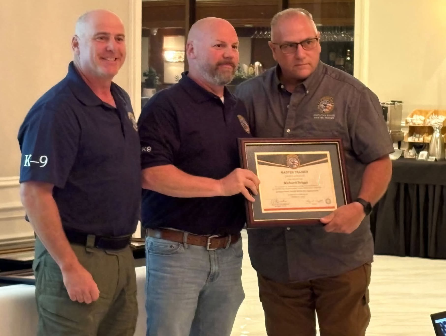 Ashland Lieutenant Earns K9 Master Trainer Designation